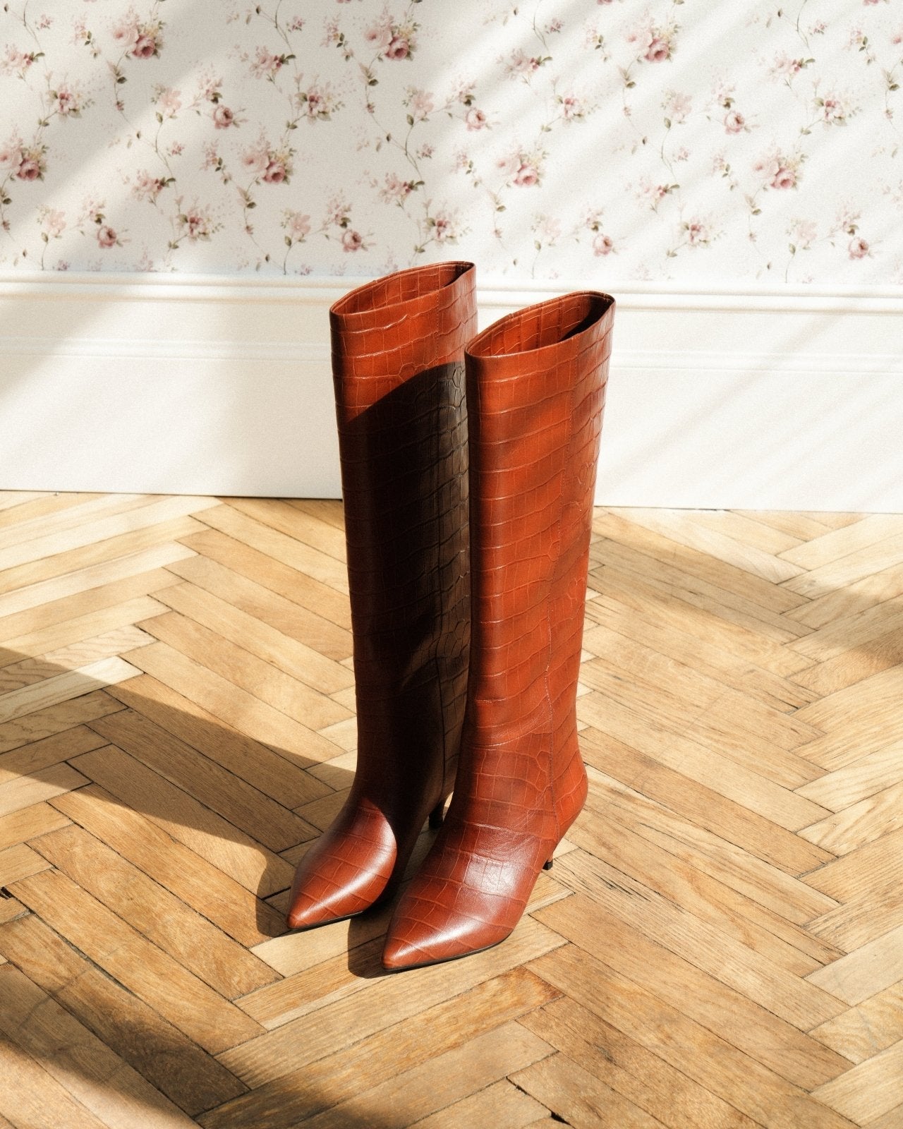 Brigitte Leather Brown Boots