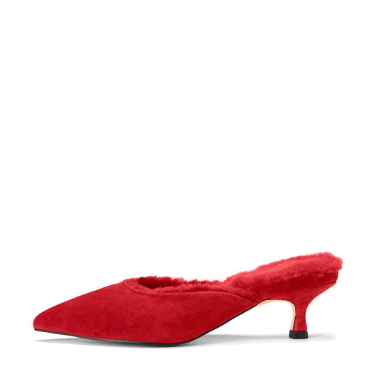 Brenda 2.0 Red Mules