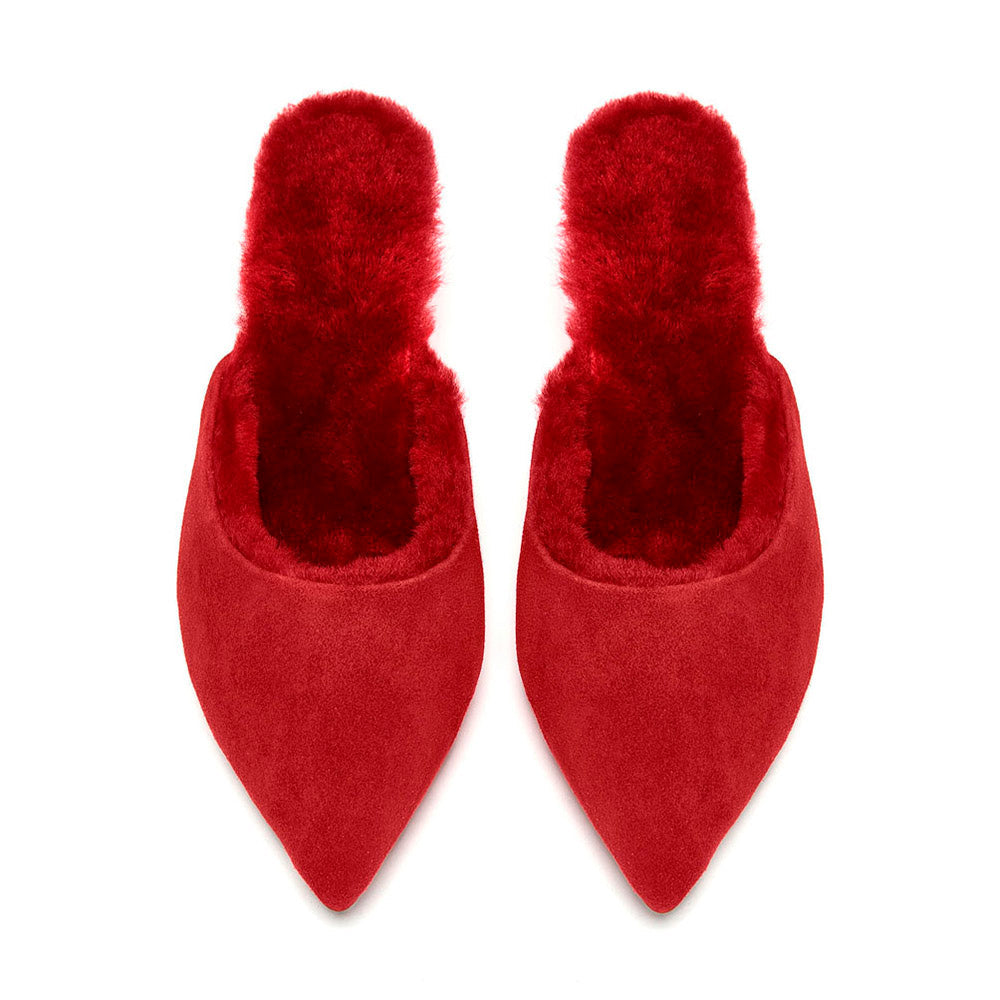 Brenda 2.0 Red Mules