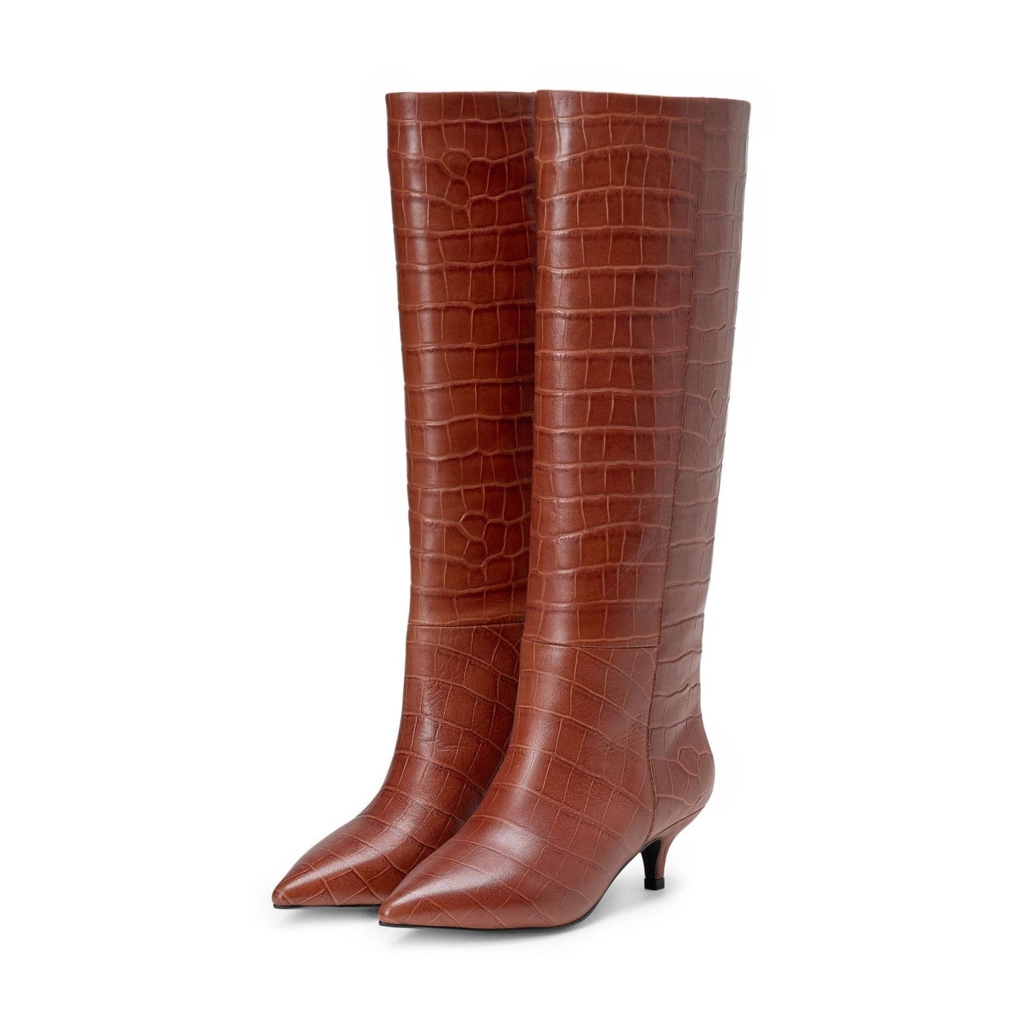 Brigitte Leather Brown Boots
