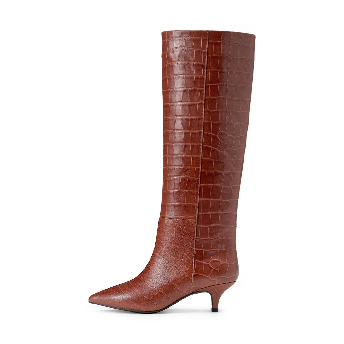 Brigitte Leather Brown Boots
