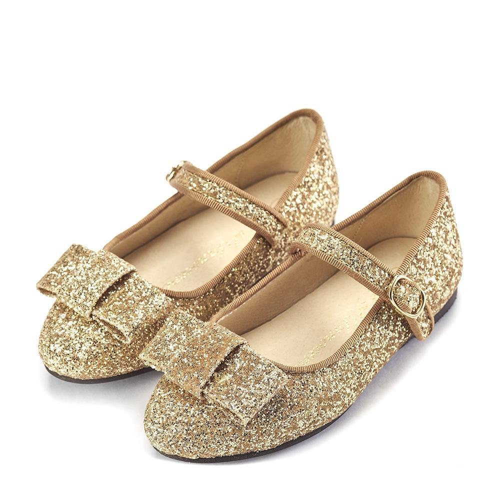 Ellen Glitter Gold Shoes